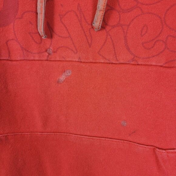 Cookies SF Hoodie Mens Large Red Cannabis Stoner Pullover Sweatshirt  Distressed - Picture 3 of 12